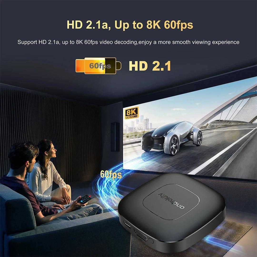 Android 13 Smart TV Stick H313: 8K Quad - Core Media Player with Dual WiFi & Voice Remote - Wireless TV Receiver - Global Vendor - Android 13 Smart TV Stick H313: 8K Quad - Core Media Player with Dual WiFi & Voice Remote - Global Vendor - 