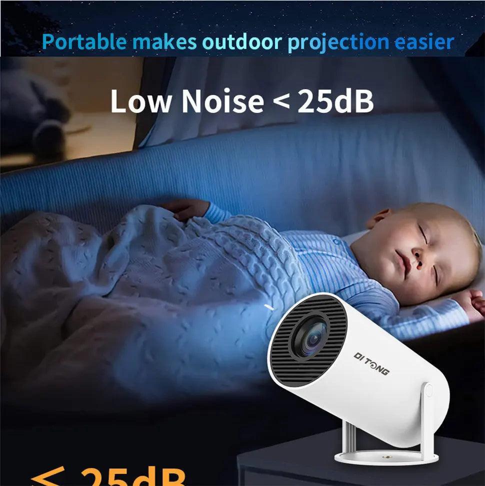 DITONG HY300 Plus HD Mini Projector: 4K Android 11 Portable Cinema - 4K Home Theater Projector - Global Vendor - DITONG HY300 Plus HD Mini Projector: 4K Android 11 Portable Cinema - Global Vendor - 