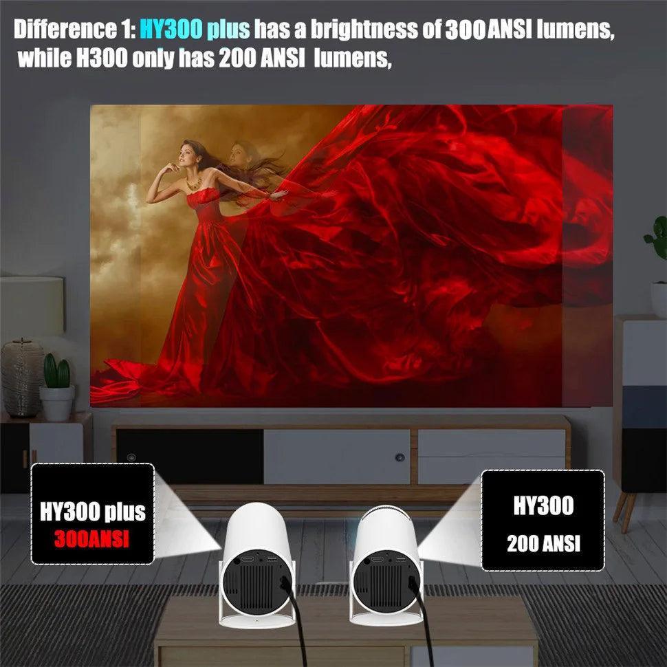 DITONG HY300 Plus HD Mini Projector: 4K Android 11 Portable Cinema - 4K Home Theater Projector - Global Vendor - DITONG HY300 Plus HD Mini Projector: 4K Android 11 Portable Cinema - Global Vendor - 