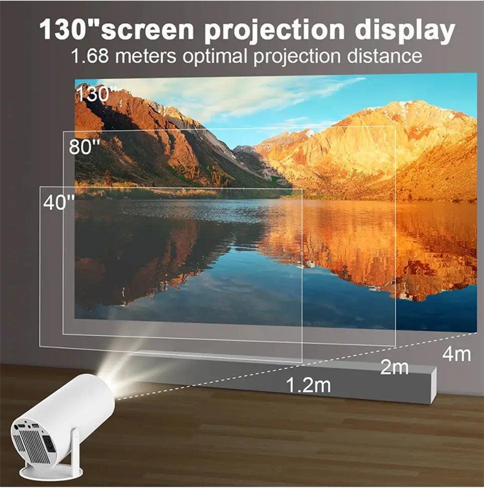 DITONG HY300 Plus HD Mini Projector: 4K Android 11 Portable Cinema - 4K Home Theater Projector - Global Vendor - DITONG HY300 Plus HD Mini Projector: 4K Android 11 Portable Cinema - Global Vendor - 