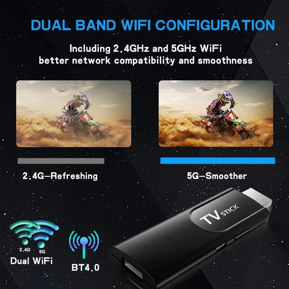 H618 Quad - Core Android 13 Mini TV Stick: 4K Smart Media Player - Mini TV Stick - Global Vendor - H618 Quad - Core Android 13 Mini TV Stick: 4K Smart Media Player - Global Vendor - 