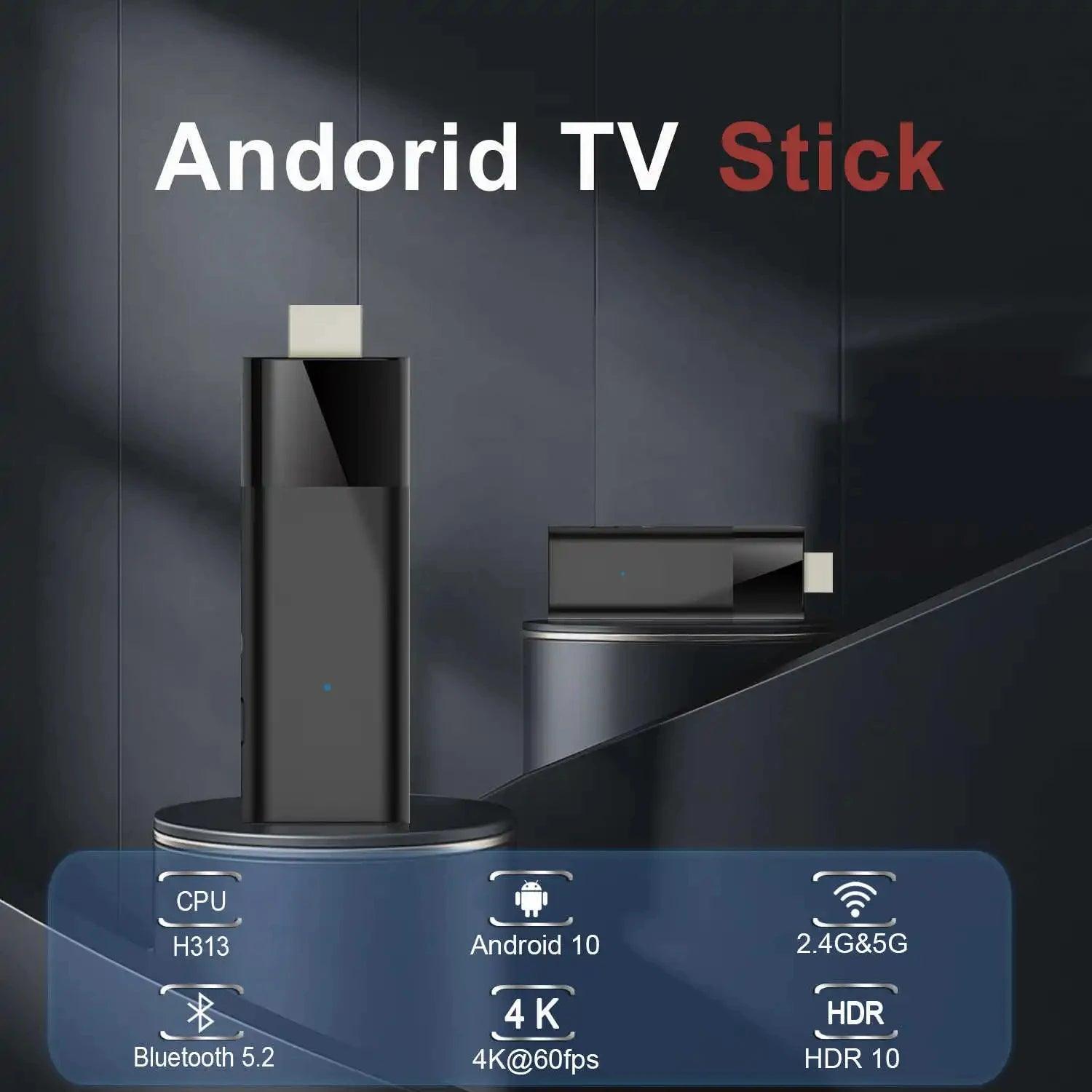 Q6 Android 10 TV Stick: 4K HDR Streaming Device with WiFi 6 - Mini TV Stick - Global Vendor - Q6 Android 10 TV Stick: 4K HDR Streaming Device with WiFi 6 - Global Vendor - 