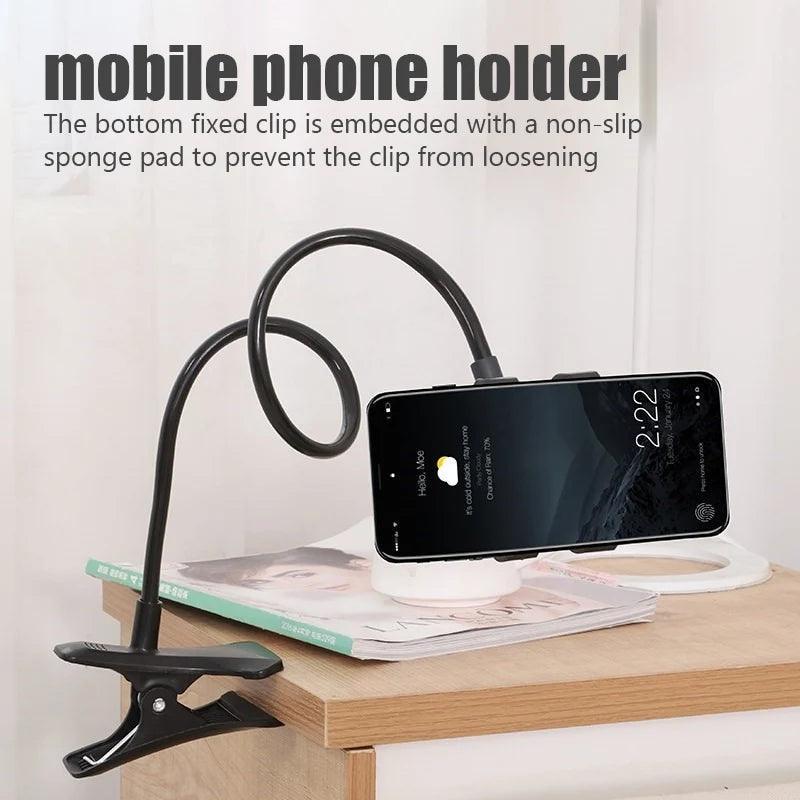 Universal Flexible Mobile Phone Holder: Adjustable Lazy Mount for Bed and Desktop - Phone Holder - Global Vendor - Universal Flexible Mobile Phone Holder: Adjustable Lazy Mount for Bed and Desktop - Global Vendor - 