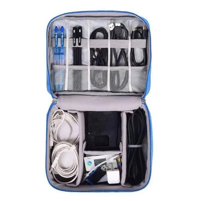 Waterproof Cable Storage Bag: Portable USB and Charger Cable Storage Bag Organizer - Cable Organizer Bag - Global Vendor - Waterproof Cable Storage Bag: Portable USB and Charger Cable Storage Bag Organizer - Global Vendor - 